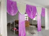 Bröllopsdekorationer swags för Backdrop Valance Stylist 6m Wide Backdrop Designs Party Curtain Celebration Stage Performance Stylis6183367