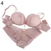 Partihandel-Kvinnors Sexiga Lace Push Up Bra Set Knickers Briefs Panties Lady Fashion Underwear