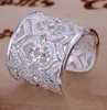925 Sterling Silver Plated Heart Ring För Kvinnor Öppna Ringar Fabrik Exche Koreansk stil Jewerly Tillbehör Julklapp DHL