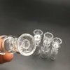 Daisy Style Domeless Rökning Quarts Nail 14mm 18mm Kvinna Manlig Clear Gemensam Titan Nails Bowl för Vaxolje Riggar Glas Bongs