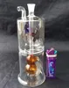 Blomma Gourd Glas Bongs - Glas Hookah Rökning Rör Glas Gongs - Oljeplattor Glas Bongs Glas Hookah Rökning Rör - Vap-Vaporizer