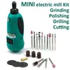 PT-5202F Mini grinder Mini electric mill electric Drill Set Grinding Polishing Drilling Cutting 21 accessories