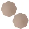 Atacado-1Pair Sexy Bra Pad Reutilizável Auto Adesivo Silicone Sutiã Bra Nipple Cover Pad Pax Adesivos Hot Selling