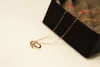 Popular Punk Necklace & Pendant Crystal Round Choker Necklace Gold Plated Chain Necklace for Women Fashion Jewelry Accessories