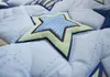 Embroidery stars 7Pcs Baby bedding set cotton Crib bedding set Quilt Bumper Mattress Cover bedskirt Cot bedding set