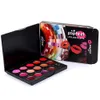 POPFEEL Gloednieuwe Lipsticks Palet Waterdicht Langdurige Pigment Gotische Stijl Zwart Paars 15 Kleur Lip Make-Up Palette2308002