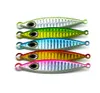 30pcs wholasale 60G 40G 30G 20G iscas de pesca de metal jig oceano iscas chumbo mar iscas de metal Metallica pesca leurre água salgada equipamento de pesca