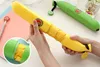 Skönhet Kvinnor UV Protection Sun Rain Paraply Novelty Folding Yellow Green Banana Paraply BS