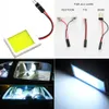 Verlichting Auto Led Light Indicator Lamp 24SMD COB-chip T10 + Festoen Dome Adapter Panel