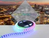 LED-strips LED RGB Strips Dubbele Rij 5M 5050SMD 600LEDS RGB LED Strip Licht 5 M LED Flexibele Strip + 44Key IR Remote + 5A Power