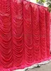 Alta qualidade 3x6m elegante onda de água cortina de casamento cenários swags cortinas para decoração de festa de casamento myy3207407