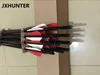 12 pieces Archery hunting crossbow arrow 20 inch aluminum crossbow arrow bolts with 100 gain target points