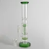 Water pipe glass bong glass water pipes for sale 12 inches water pipe with arm tree percolator and honeycomb three color pipes for smoking