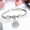 Bracciale Pandora all'ingrosso AMORE Cuore Regalo perfetto per i membri della famiglia Per i compleanni di Natale Bracciale con ciondolo trasparente SORELLA MOM