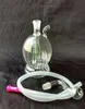 Groothandel gratis verzending ----- 2016 Nieuwe Hookah Polygonal Glass / Glass Bong / Glass Pipe, cadeau-accessoires, kleur Willekeurige levering