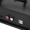 EC008B، USB Mini Phonograph / Turntable / Vinyl Threadio Player، دعم القرص الدوار تحويل LP Record إلى CD أو وظيفة MP3
