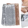 Guld Silver Rose Glitter Sequin Bord Runner Sashes Sparkly Wedding Party Sparkly Wedding Party Evening Table Dekoration