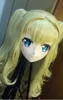 (C2-072) Top Qualität Handgemachte Weibliche Silikonkautschuk Gesichtsmaske Cosplay Kigurumi Masken Crossdresser Puppe Kig Anime Rollenspiel