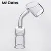 Quartz Banger Nail 45 Degrés 2MM Épaisseur Mur Accessoires Fumeurs Bol Dia 21.5mm Domeless Side Pocket Nail avec Joint Poli