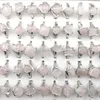 Fashion Pink Crystal Rings Kvinnesmycken Rose Quartz Rings 50st grossist