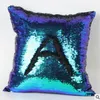 Double Sequins Pillow Case 13 Colors Xmas Mermaid Bright Sequin Pillow Sequin Reversible Christmas Pillows Home Decorative Pillow Covers