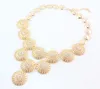 Dubai African Gold Plated Mysterious Charming Bridal Fashion Necklace Bracelet Ring Earring Women Costume Party Jewelry Sets