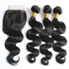 Chiusura di chiusura in pizzo per capelli umani di alta qualità Chiusura Bionda Chiusura Bionda con bundle Vergenni Brasile Cuci in Extensioni per capelli