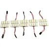 200SET / LOT 순수한 흰색 125050 SMD LED 자동차 조명 패널 T10 돔 전구 BA9S 어댑터 DC 12V 무료 배송