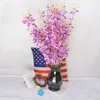 난초 꽃 인공 실크 춤 레이디 난초 꽃꽂이 꽃 장식 꽃 난초 종 홈 장식 난초 꽃