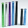 Großhandel 10 stück baseball bat form metall aluminium pfeife Hand Rohr mundspitzen reiniger shisha rollmaschine grinder