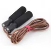 Leather Speed Skipping Jump Rope Adjustable For Gym Lose Weight Exercise popular hot sale free shipping