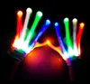 Sıcak Kulübü Parti Dans Cadılar Bayramı Yanıp Sönen LED Eldiven Parmak Işık Up Glow eldiven Fantezi Elbise Işık Gösterisi Noel şenlikli performans sahne