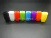 Silicone tampa do bocal de borracha ponta de gotejamento silicone descartável colorido dicas de teste Cap com pacote individualmente para 510 thread atomizador vape