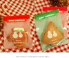 Nouveau 200pcs Christmas Petits Snowmans conçoivent des sacs de collation ouverts / biscuits biscuits sac de cookie de biscuits 10x15cm