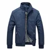 Brand clothing Men's Bomber Polo Windbreaker Jackets Sportswear Waterproof Casual Outwear mens jackets and coats male 5 6xl