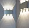 18W أدى مستطيلة الألومنيوم الجدار مصباح الإبداعية نوم غرفة المعيشة الجدار شنقا مصباح الممر أضواء الممر