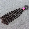 깊은 파도 물결 모양의 처녀 머리 묶음 remy human hair weft extensions 8-34 인치 Julienchina 8a 1pc 페루 직조 자연 컬러
