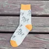 Calcetines para hombres Venta al por mayor- 10PCS = 5Pairs / lot Dibujos animados Caballo lindo Hombres Mujeres Colorido Algodón peinado Regalos de boda de alta calidad Happy Funny British S