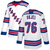 2017-2018 Säsong New York Rangers Jersey Blank 76 Brady Skjei 89 Pavel Buchnevich 93 Mika Zibanejad 61 Rick Nash Custom Hockey Jerseys