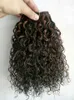 New Star Brazilian Human Virgin Curly Hair Weaves Queen Hair Products Natural Black/Brown Human Hair Extensions 110g One Lot Beauty Weft
