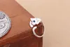100% 925 Serve Jóias Europeu azul olho leopardo Anéis de Prata Marca de Moda Anéis de Dedo de Alta Qualidade mulheres Abertas anel Antialérgico