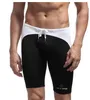 Brand de compression en gros marque Spandex Swimwear Beach Swim Shorts Men Long Boxer sous-vêtements Swimmink Trunks Surf Boardshorts