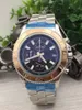 8 styles quality new watches men superocean ii heritage 46 leather belts watch quartz chronograph mens wristwatches262O