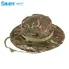 Man Camouflage Hoed Navy Fishman Cap Zonbescherming Emmer Hoeden