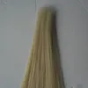 Estensioni dei capelli del nastro biondo platino 100g 40 pz / lotto biondi capelli vergini brasiliani trama di trama della pelle nastro adesivo estensioni dei capelli prodotti