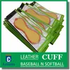 2017 Softball Baseball Leather Wristband Bangle Cuff Bracelet