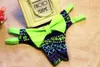 2016 Nieuwe Bow Thong Scheidt Badpak Vrouwen Badmode Bandage Badpak Braziliaanse Tanga Bikini Bodem Tanga Badpakken Butterfly Knot