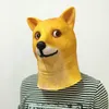 Máscaras de Cão animal Novidade Látex Halloween Partido Custume Doggy Head Mask para Adulto Teatro Prop frete grátis