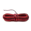 10meterslot 22awg PVC Insulated Wire 2pin Tinned Copper Cable Electrical Wire For LED Strip Extension Wire CB22AWGRB4539647