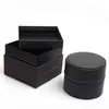 Millionaire Luxury Round Watches Leather Boxes Gift Box Leather Watch Box Herrklockor Boxar Boxar Glitter2009296M